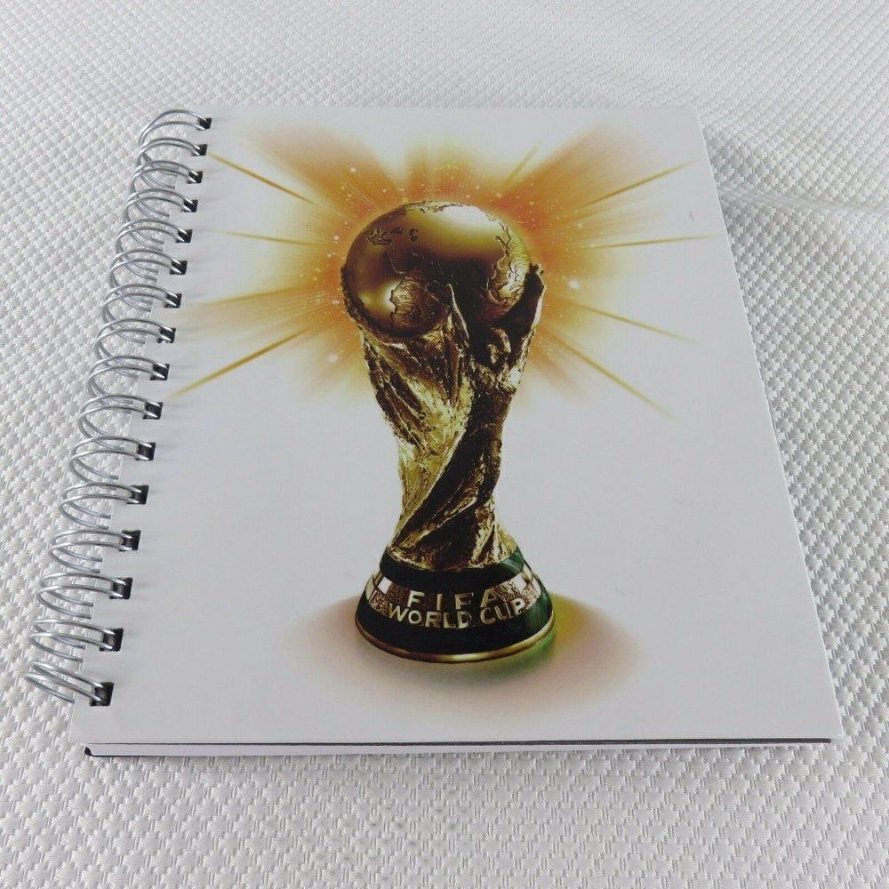 FIFA World Cup Brazil 2014 Official Emblem Futbol Notes Notebook New